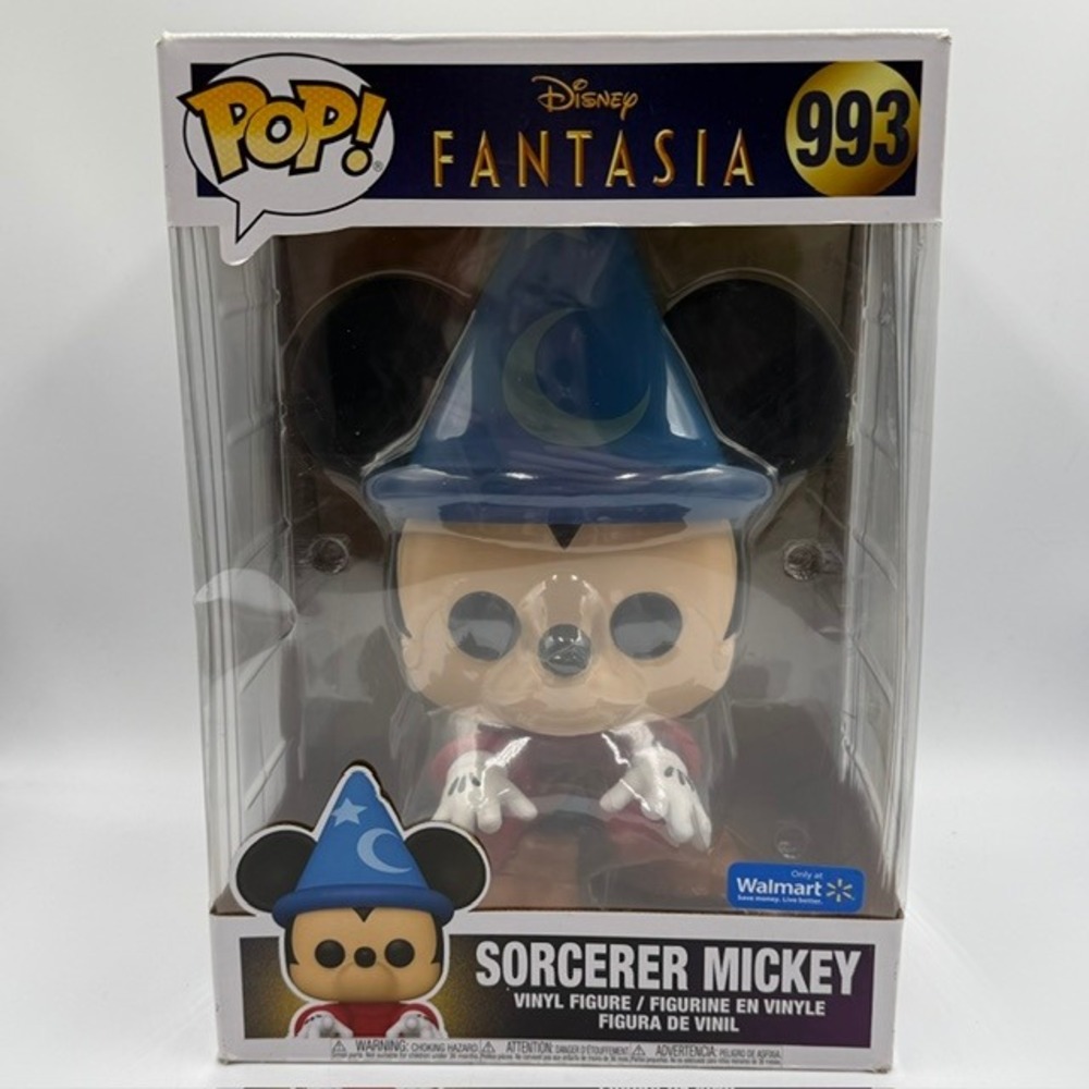 Funko Pop Disney Fantasia Sorcerer Mickey 993 Walmart Exclusive Vinyl Figure